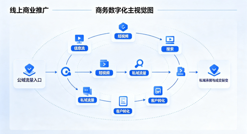 振兴区线上商业推广怎么做？全域流量闭环搭建与低成本转化实战指南